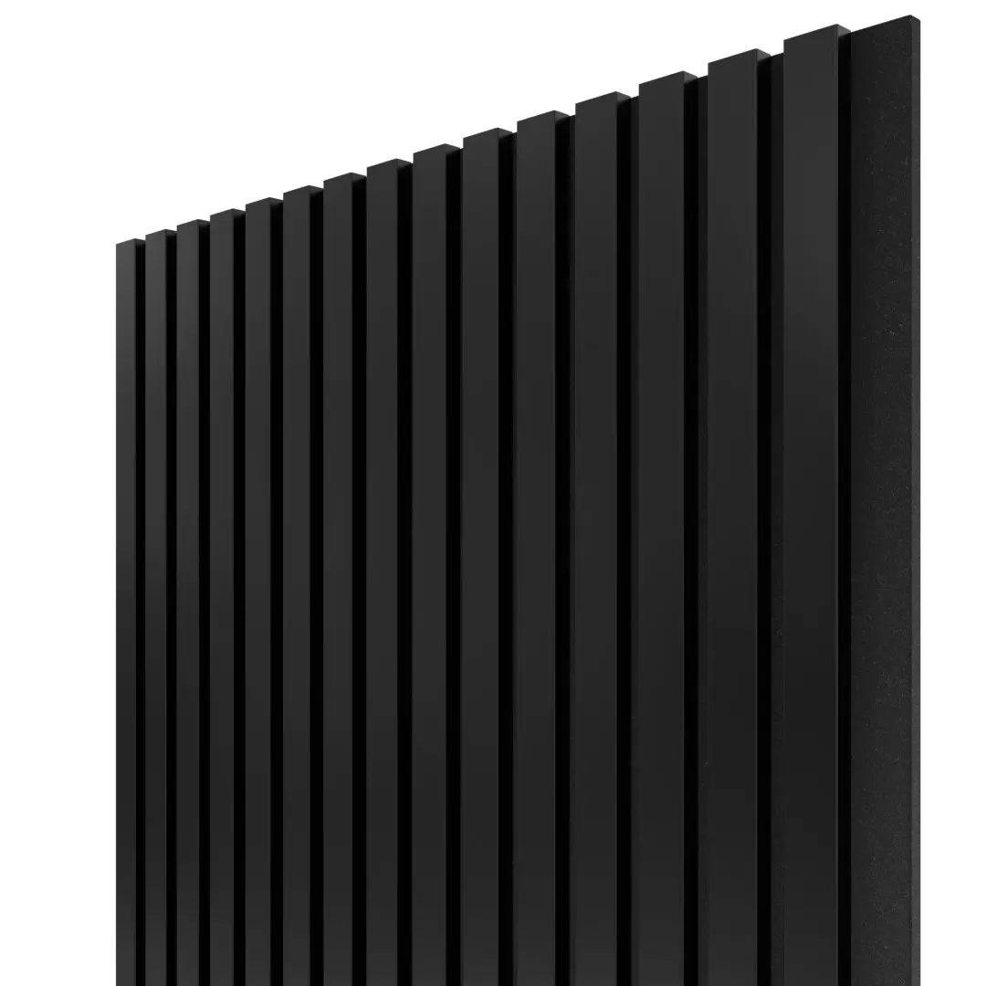 Profi Wall akusztikus falpanel 1,66 m2 | Fekete 275x60,4cmx2,1 cm